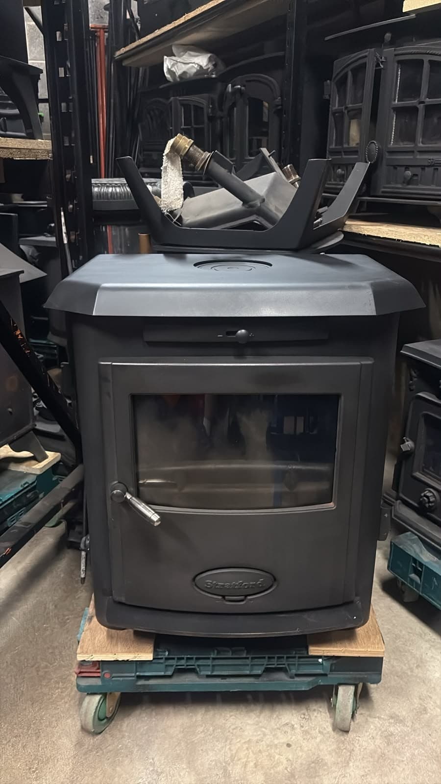 25KW BOILER STOVE Stratford eco Boiler 25, Multifuel, COAL (log,wood+burner) — view 4
