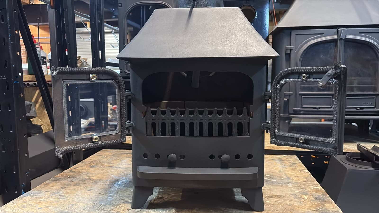 Villager Chelsea Duo Stove, 5kW, Wood Burner. (log,wood+burner), DEFRA ๐๐ โ view 4