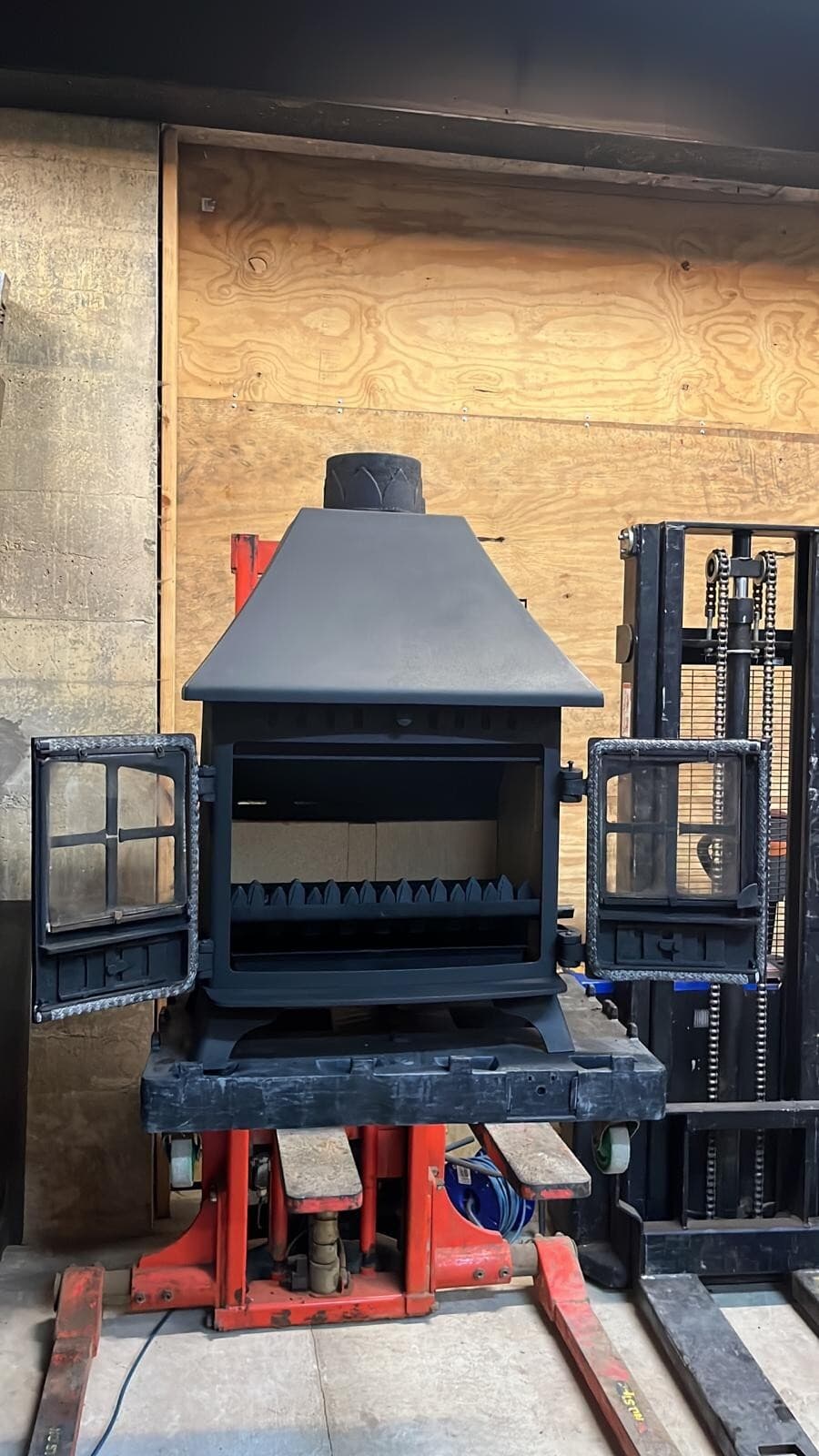 Hunter Herald 8 Stove 8kw, MULTIFUEL, (log,wood+burner), CANOPY STOVEπππ 3
