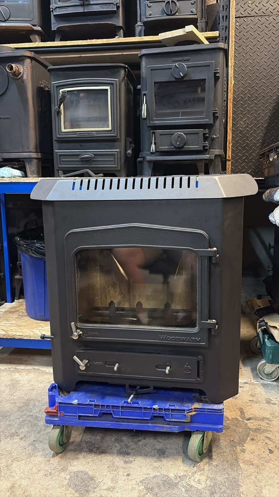 WOODWARM FIREVIEW Inset Stove 5Kw, Multifuel DELIVERY LOGBURNER WOODBURNER 3