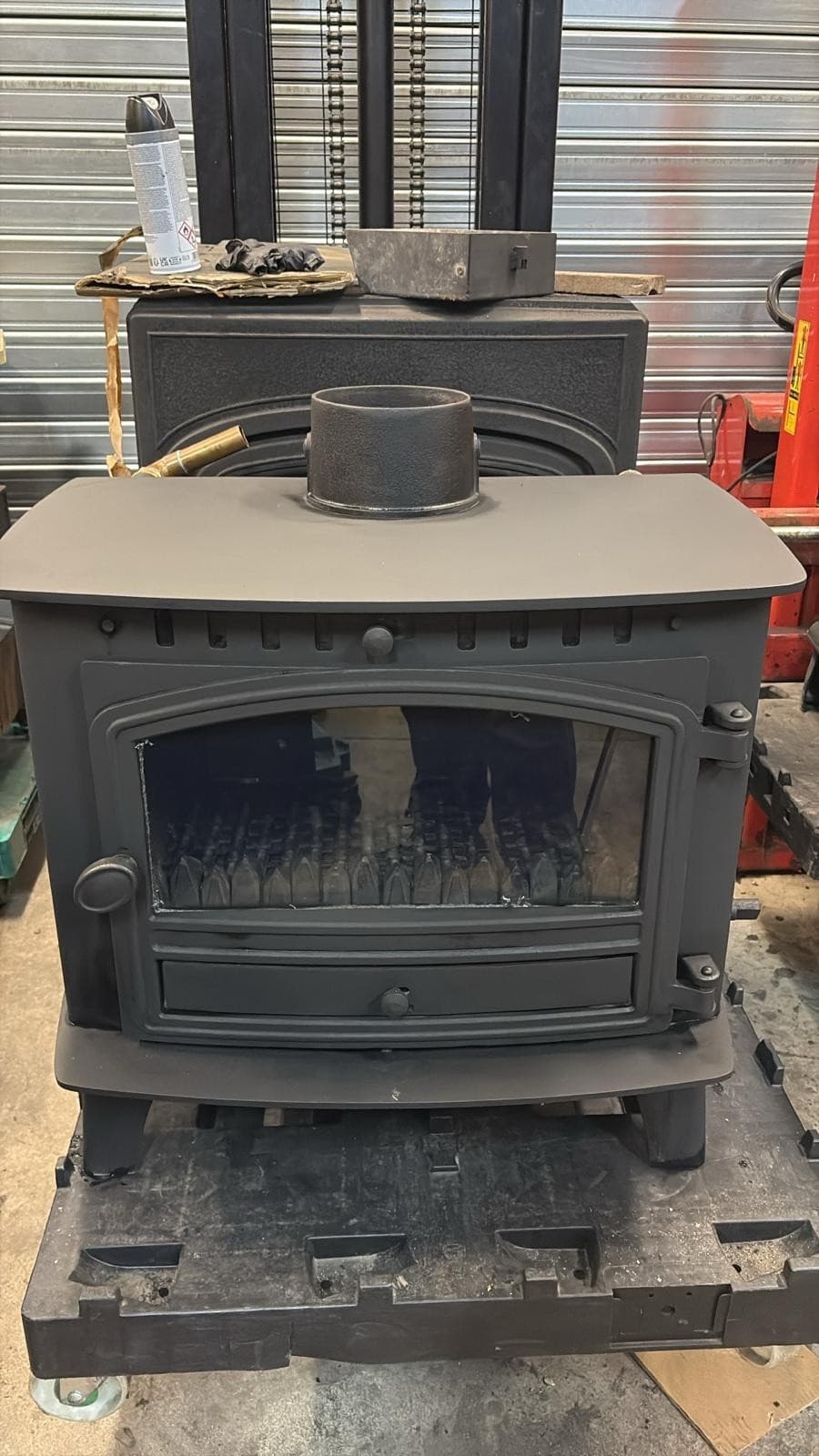 Hunter Herald 14 BOILER Stove, 14KW, MULTIFUEL, (log,wood+burner) BOILER 🚚🚚 — view 5