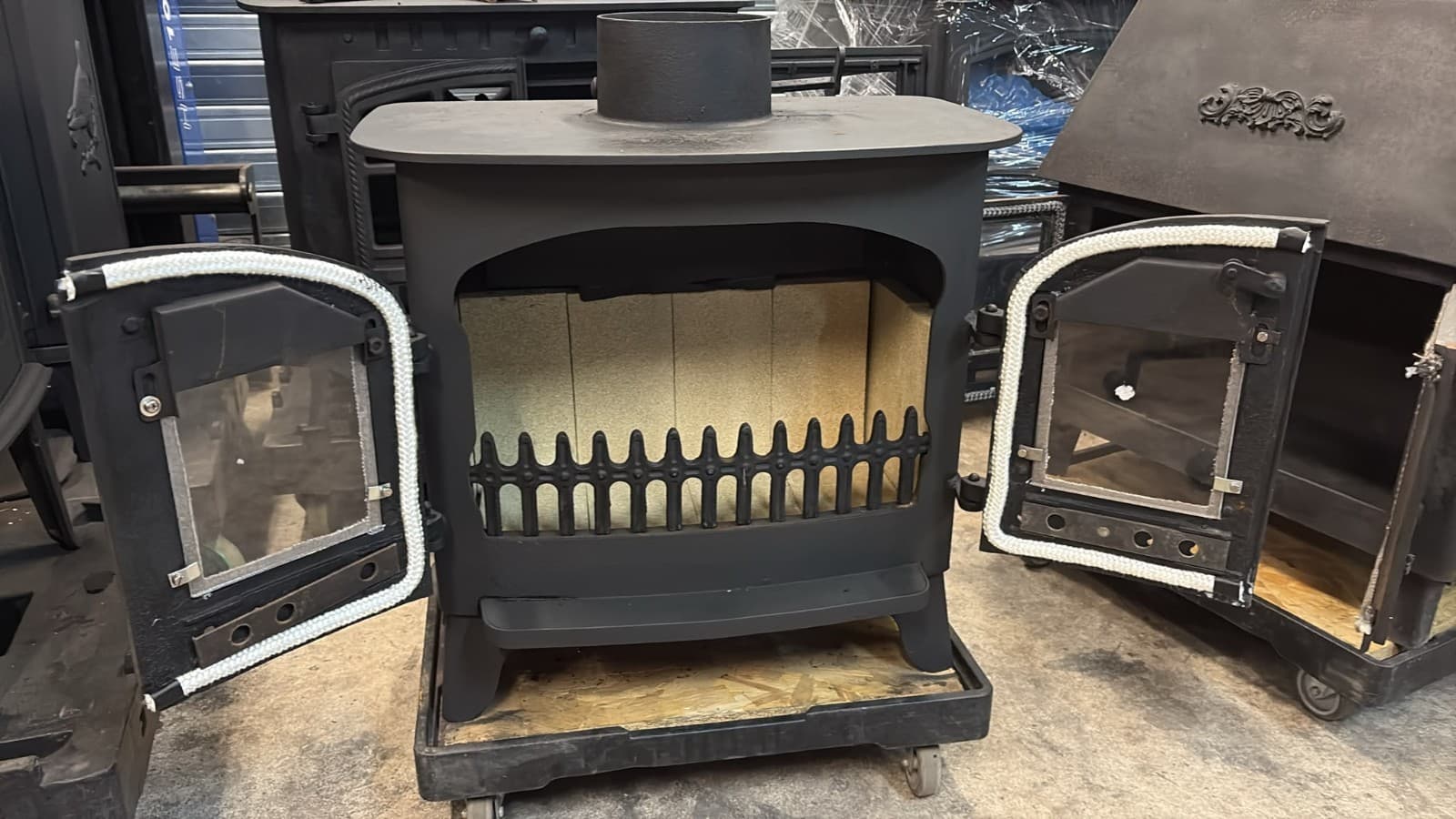 Villager Flatmate Stove, 7kW, WOOD BURNING STOVE (log,wood+burner), 🚚🚚🚚 — view 5