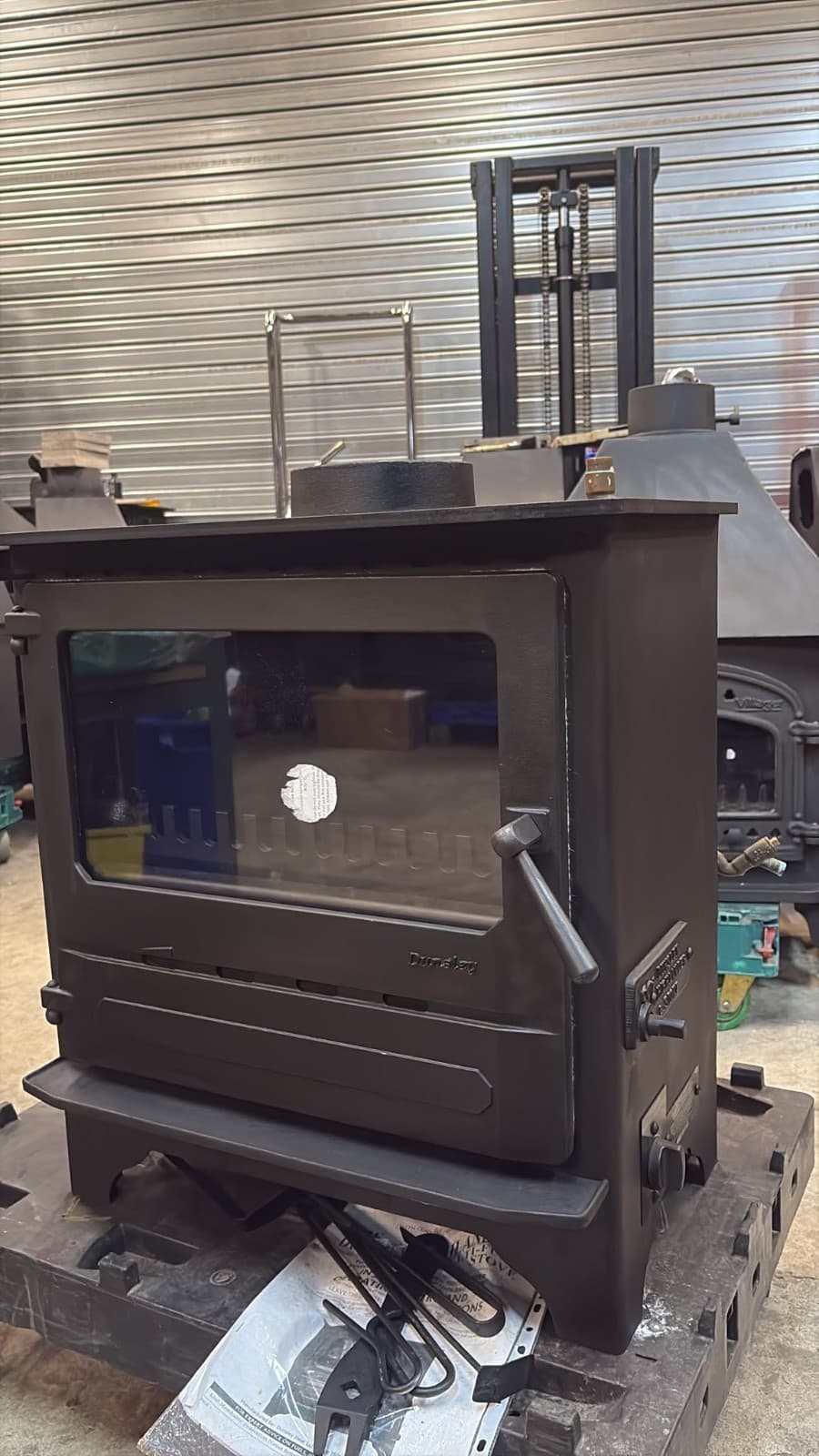 Dunsley Highlander 8 Stove 8kw, BOILER, MULTIFUEL, (log,wood+burner), DEFRA, ๐ โ view 5