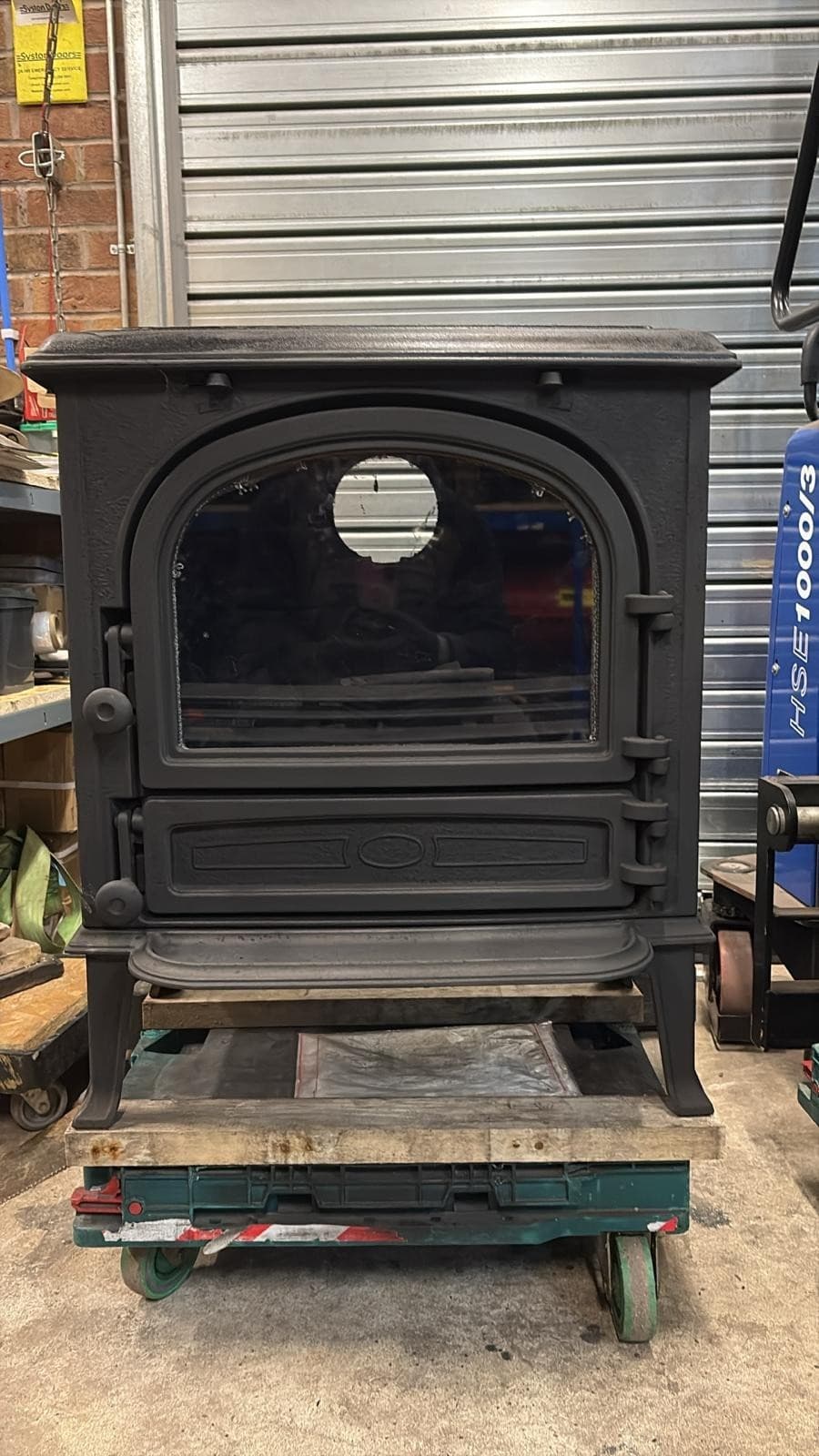 Stovax Wellington 8kW, Muiltifuel Stove (log,wood+burner), ๐ cast iron 5