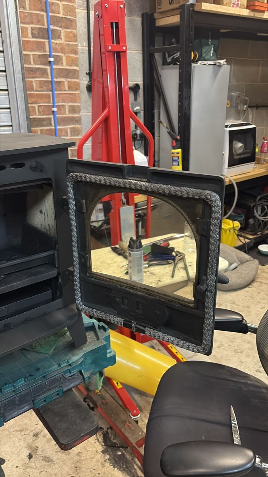 🔥 RESTORED “STOVAX STOCKTON 5” 5KW Multifuel DEFRA stove Wood Log Burner 🔥 2