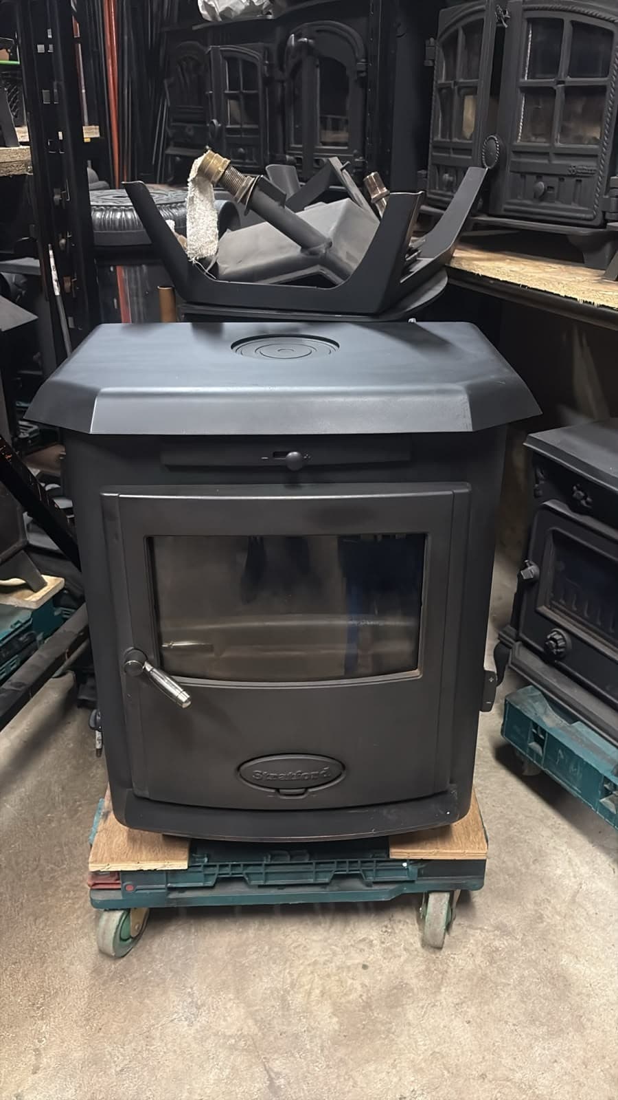 25KW BOILER STOVE Stratford eco Boiler 25, Multifuel, COAL (log,wood+burner) — view 2