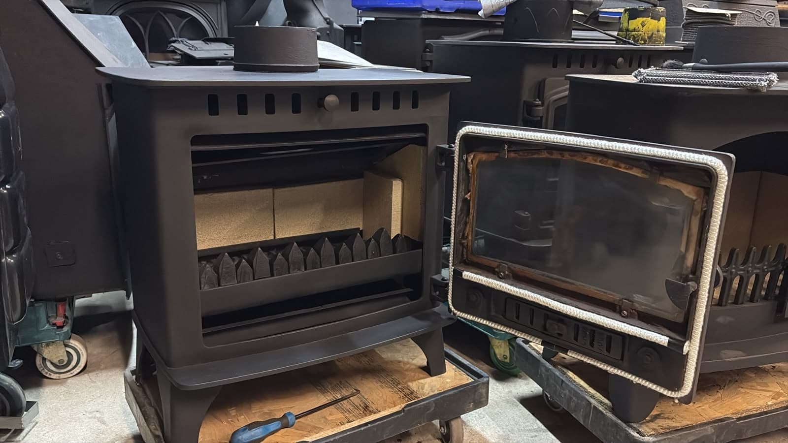 Hunter Herald 6 SLIMLINE Stove 5kw, MULTIFUEL, (log,wood+burner), 🚚🚚🚚 — view 5