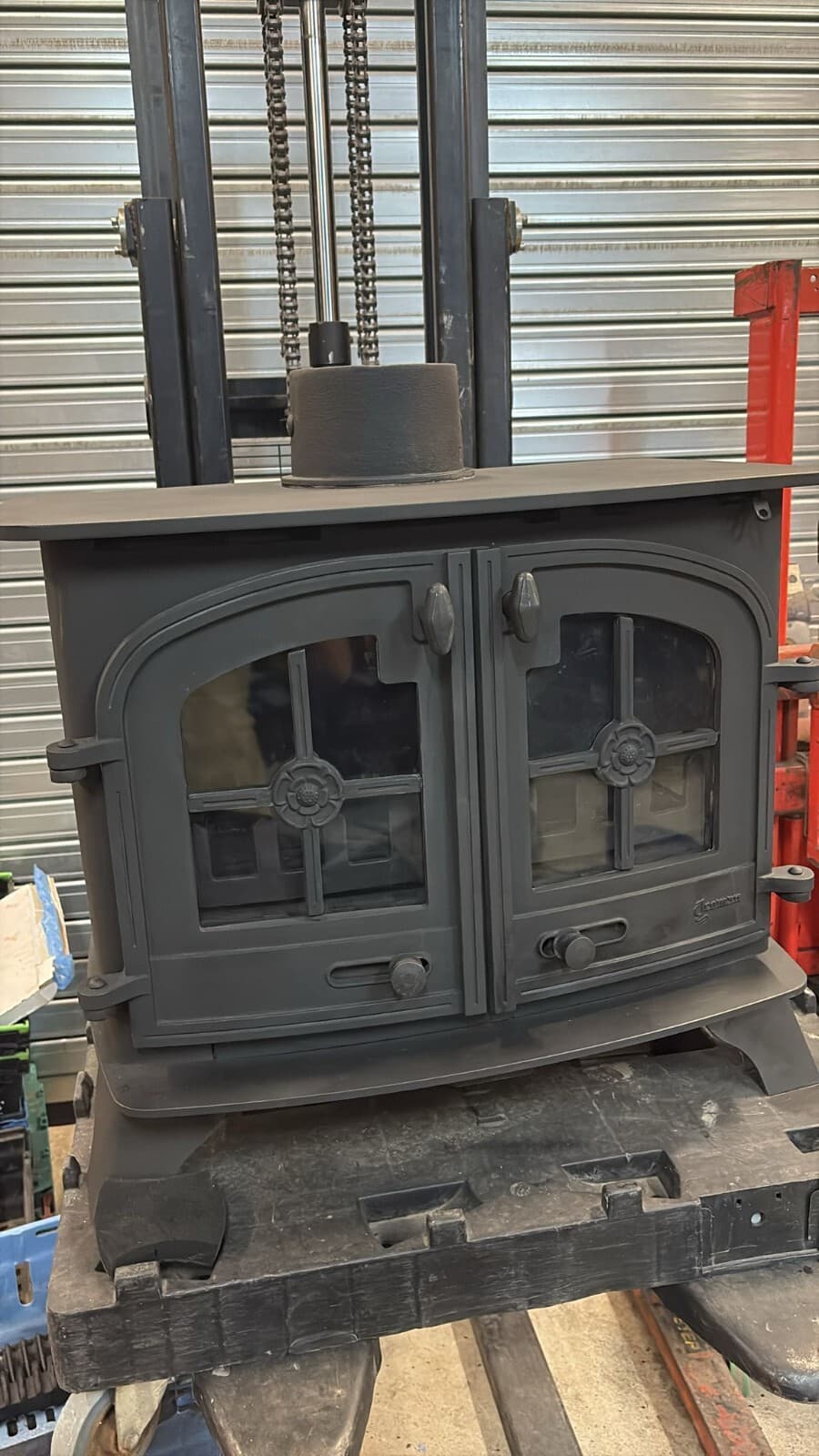 YEOMAN COUNTRY 14 Stove, 14KW, Multifuel, (log,wood+burner), DEFRA ๐๐ Delivery โ view 2