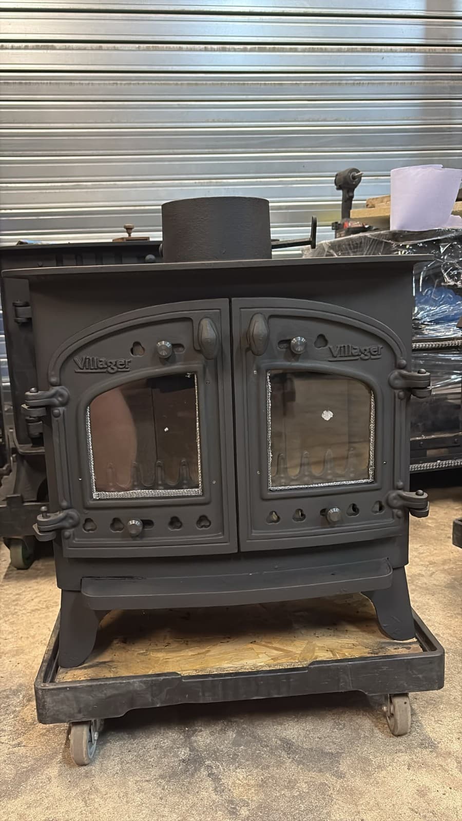 Villager Flatmate Stove, 7kW, WOOD BURNING STOVE (log,wood+burner), 🚚🚚🚚 — view 2