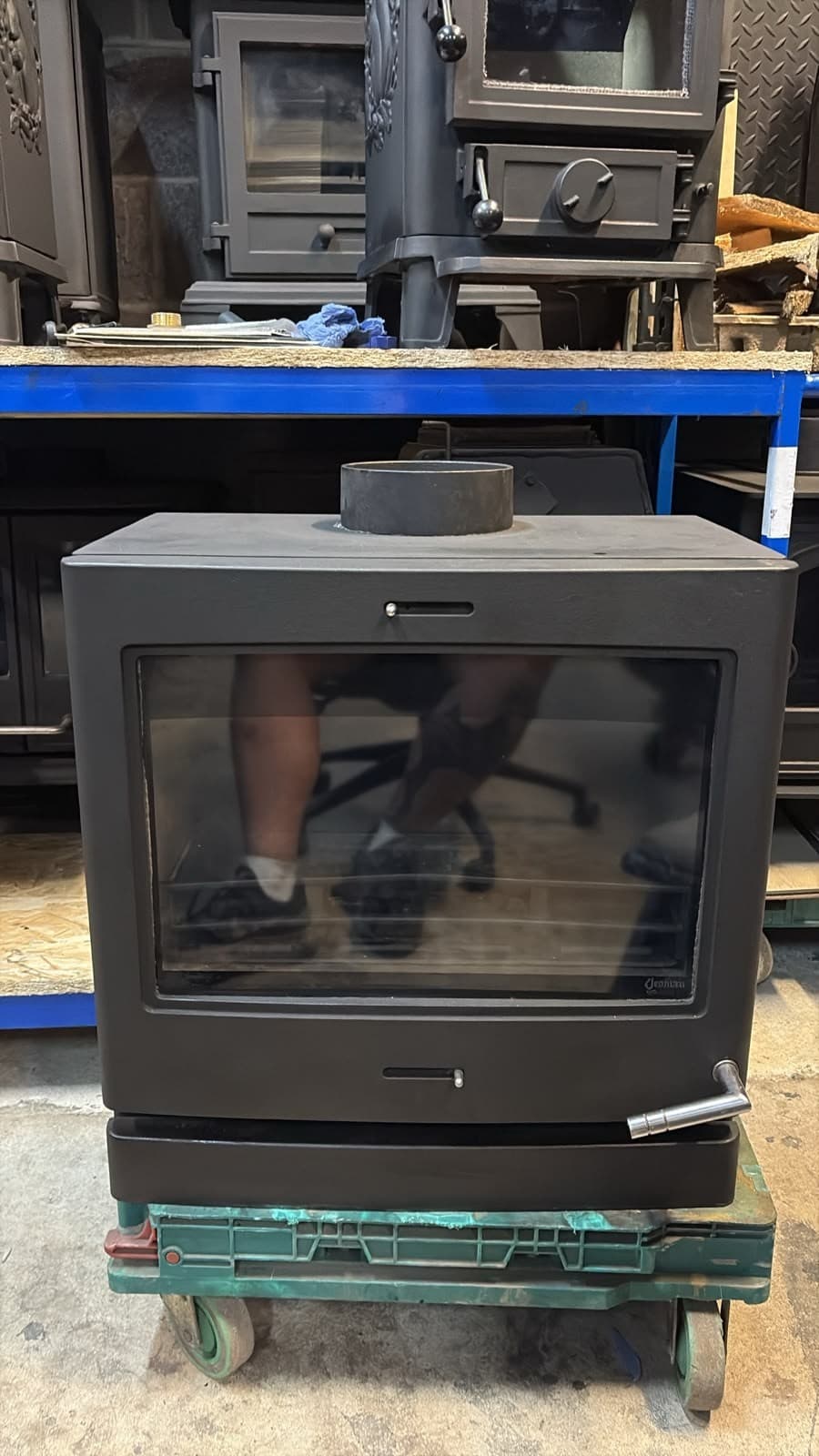 YEOMAN CL8, STOVE 8kW, Muiltifuel Stove COAL LOGBURNER (log,wood+burner), ๐๐ โ view 5
