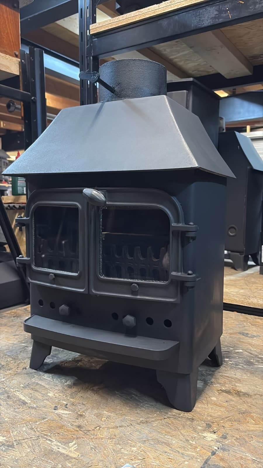 Villager Chelsea Duo Stove, 5kW, Wood Burner. (log,wood+burner), DEFRA ๐๐ โ view 3