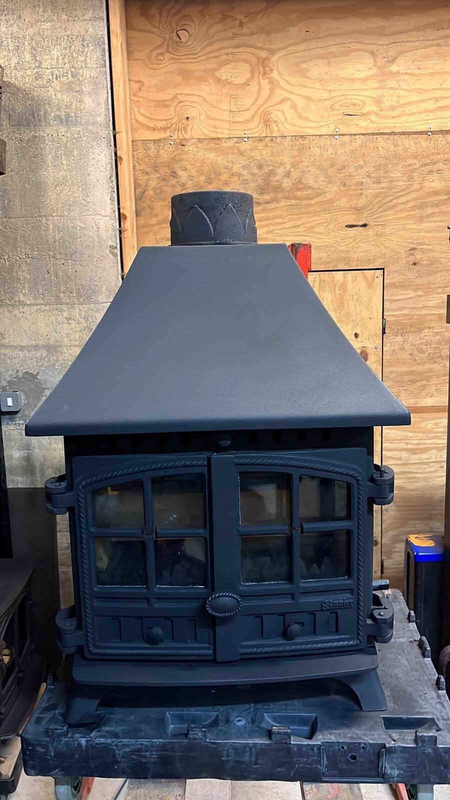 Hunter Herald 8 Stove 8kw, MULTIFUEL, (log,wood+burner), CANOPY STOVEπππ 5