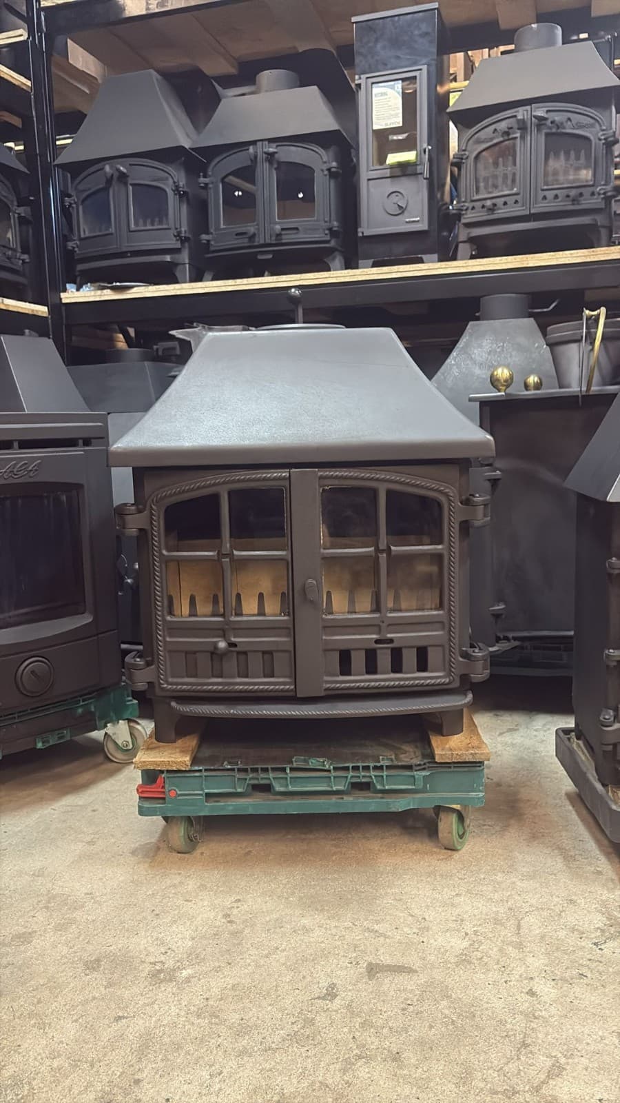 Hunter Herald 8 Stove 8kw, MULTIFUEL, (log,wood+burner), CANOPY STOVE🚚🚚🚚 — view 2