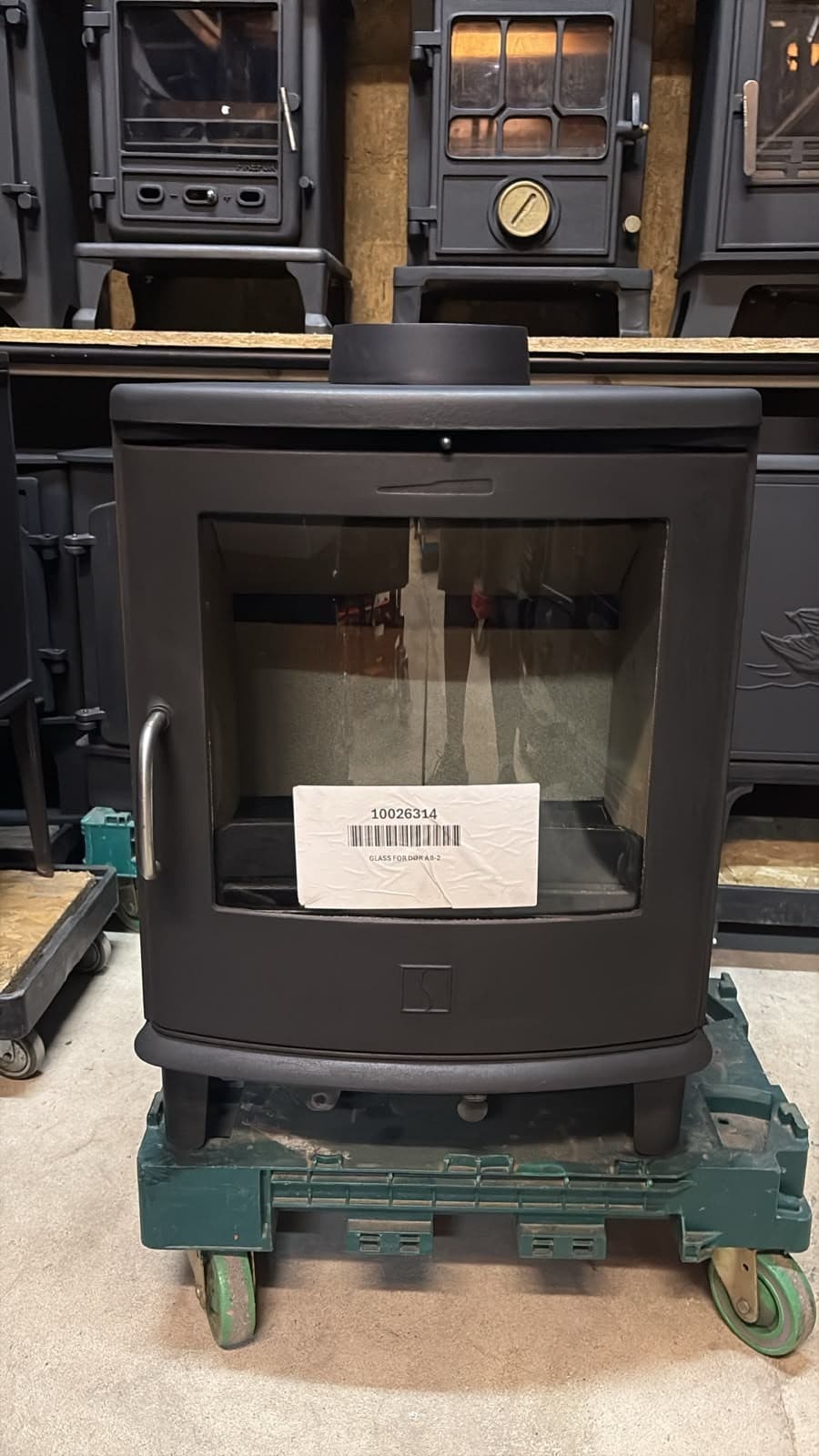 Scan Anderston 8 Scandinavian Scandi, Vintage, Cast iron stove. Restored