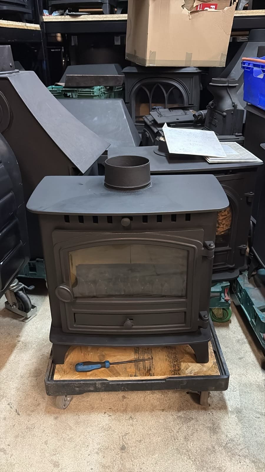 Hunter Herald 6 SLIMLINE Stove 5kw, MULTIFUEL, (log,wood+burner), 🚚🚚🚚