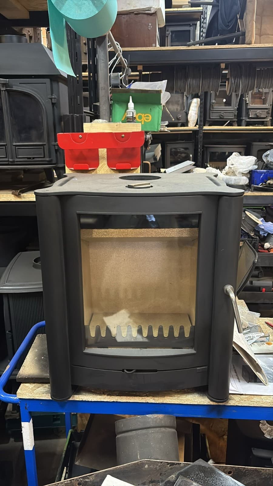 Firebelly FB1 Wood Burning Stove - Wood burner - Log Burner Black — view 3