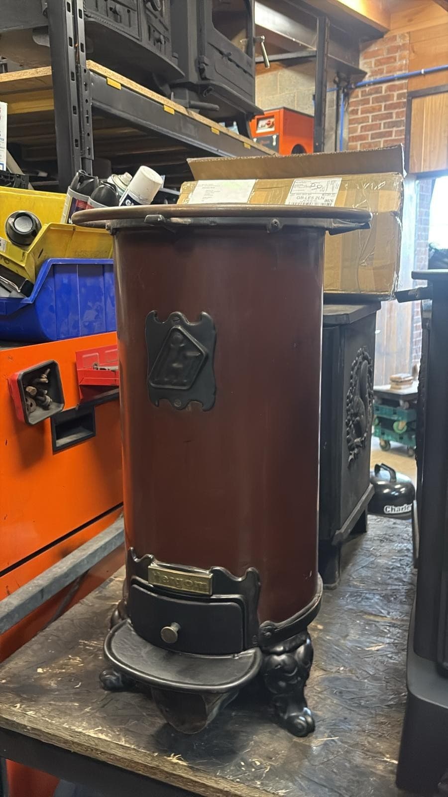 Hergom Cylindrical Multi Fuel Stove