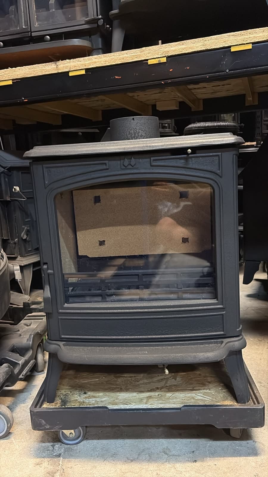 FRANCO BELGE SAVOY MK2 8KW STOVE BLACK, Multifuel, (log,wood+burner), 🚚🚚 — view 4