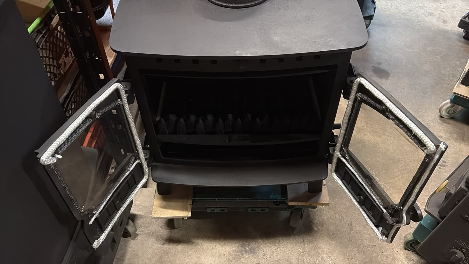 Hunter Herald 8 Stove 8kw, BOILER, MULTIFUEL, COAL (log,wood+burner), 🚚🚚 — view 4
