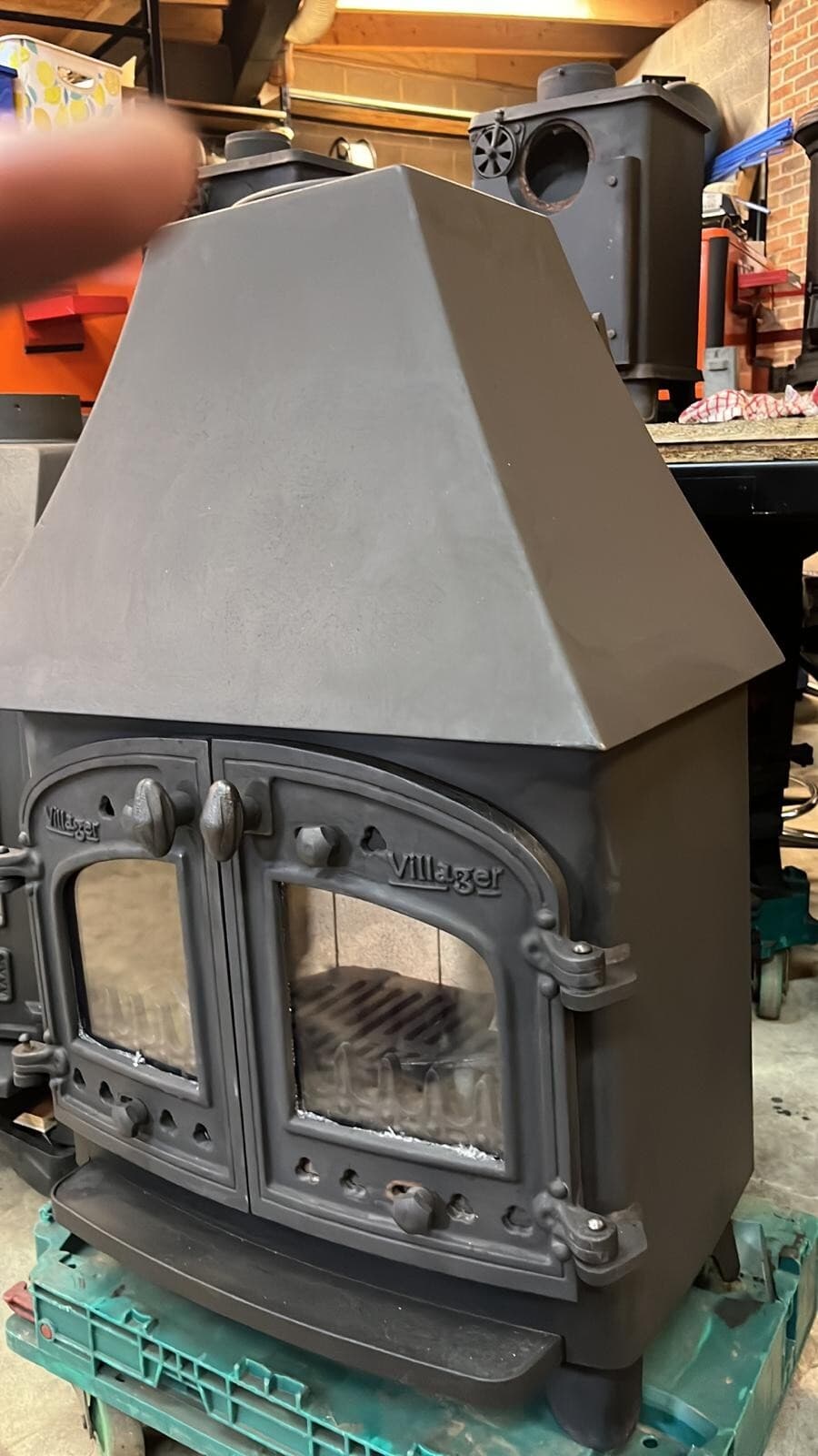 Villager Canopy Stove, 7kW MULTIFUEL, (log,wood+burner), ๐๐๐ 3