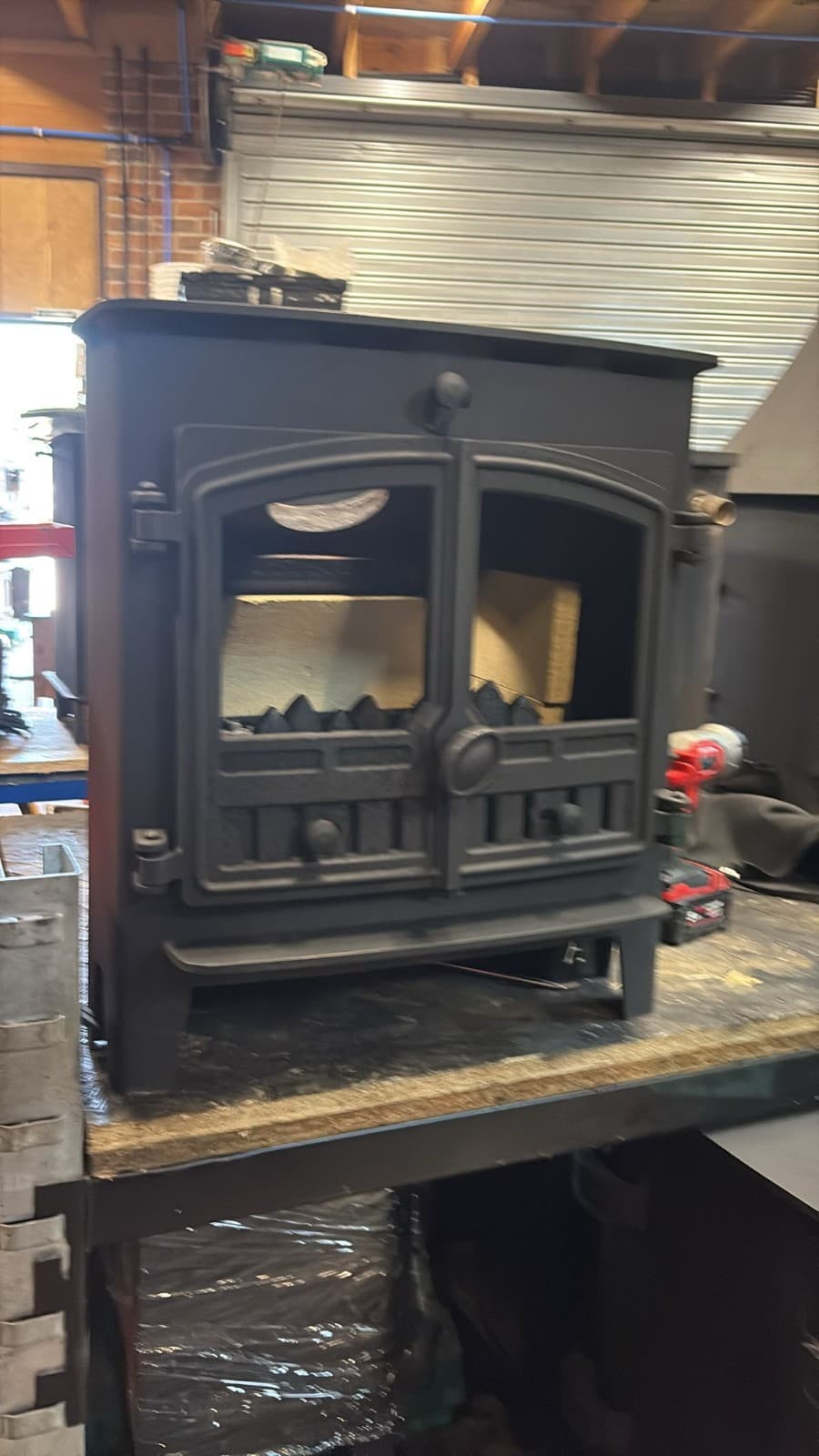 HUNTER Inset Stove 5Kw, Multifuel DELIVERY 3