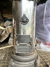 Antique Portways Stove vintage cyclinder stove. lovely old stove ARGE
