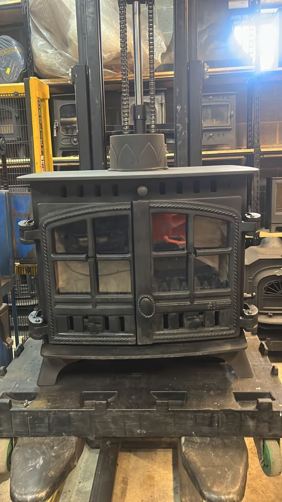 Hunter Herald 8 Stove Mk1 8-10kw, MULTIFUEL, (log,wood+burner), DEFRA, ๐๐ 3
