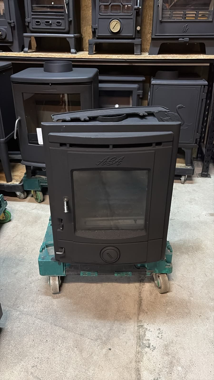 AGA INSET STOVE ,5kW, MULTIFUEL, (log,wood+burner)๐๐ DELIVERY AVAILABLE โ view 5