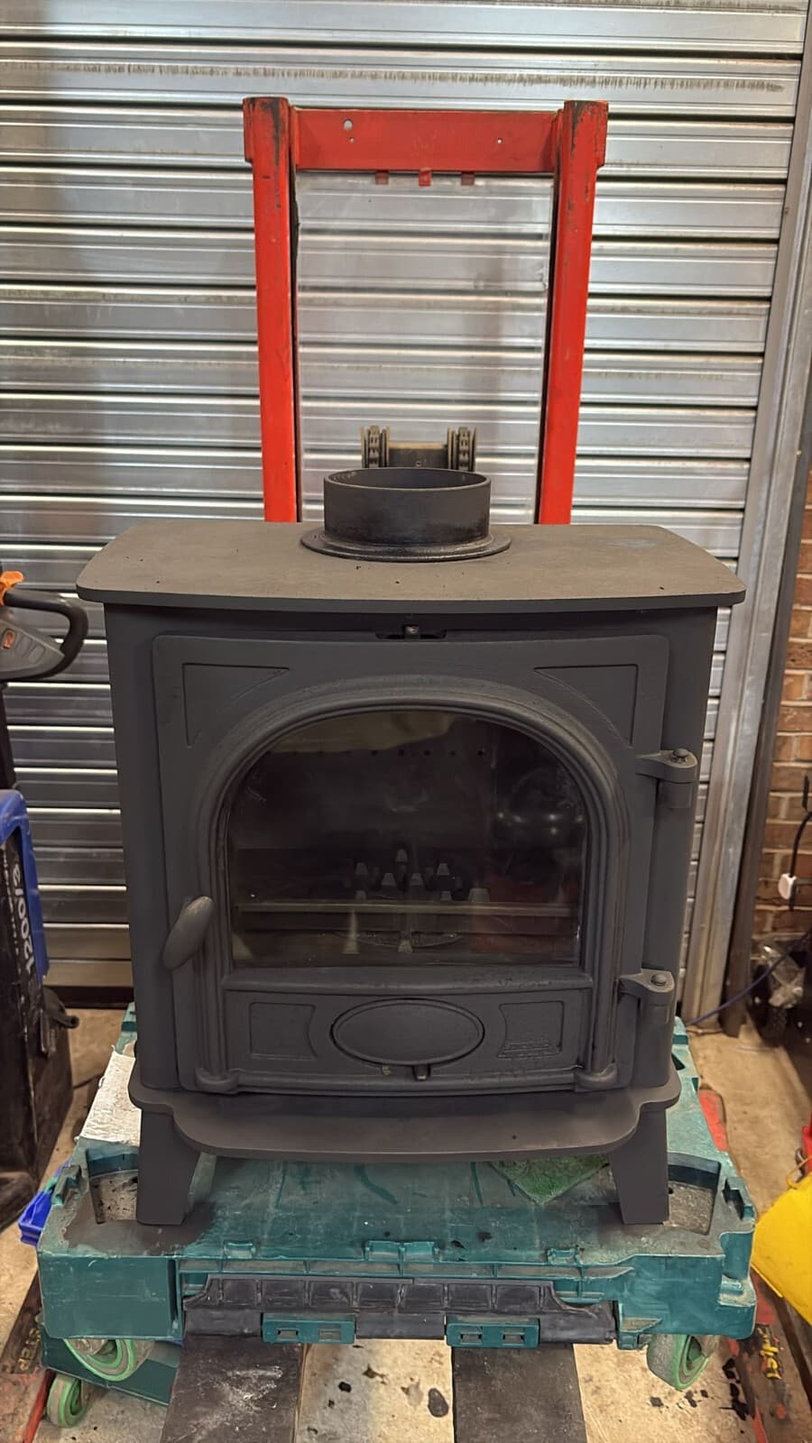 🔥 RESTORED “STOVAX STOCKTON 5” 5KW Multifuel DEFRA stove Wood Log Burner 🔥 5