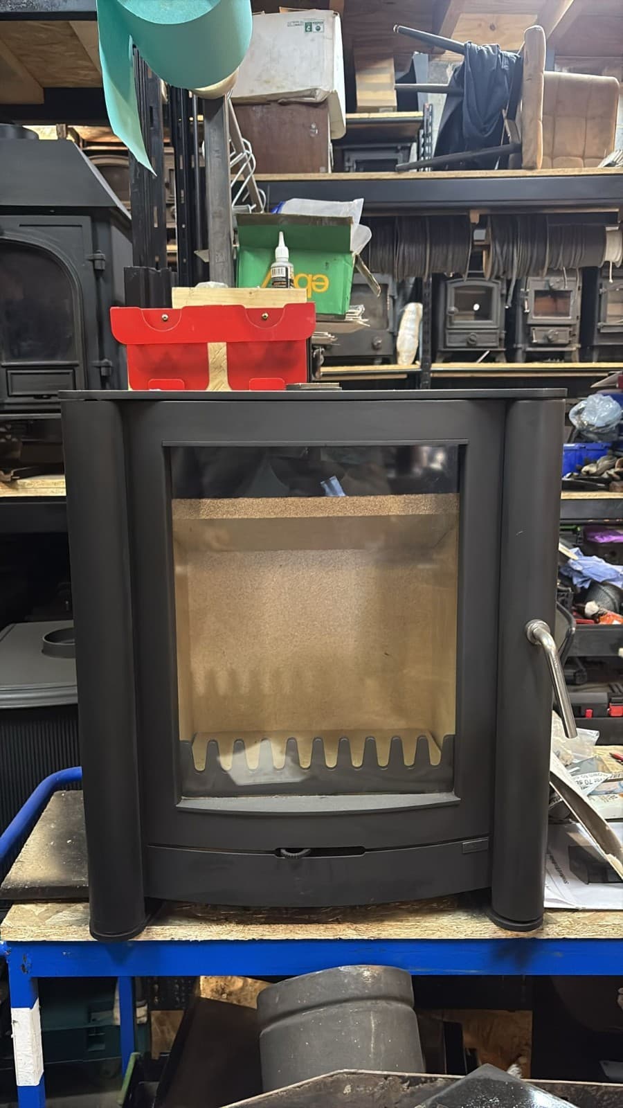 Firebelly FB1 Wood Burning Stove - Wood burner - Log Burner Black — view 5