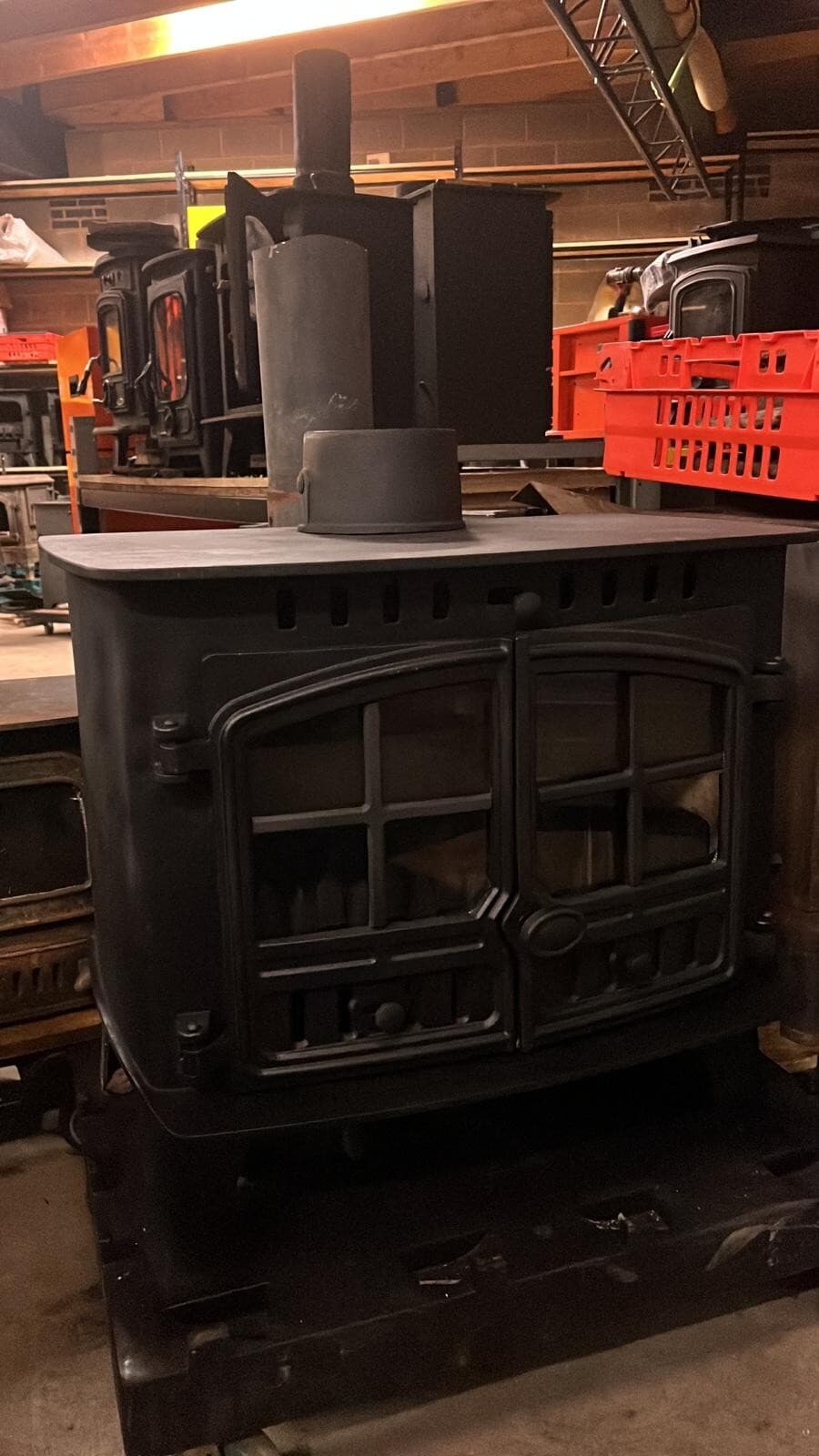 Hunter Herald 14 BOILER Stove, 14KW, MULTIFUEL, (log,wood+burner) BOILER 🚚🚚 — view 4