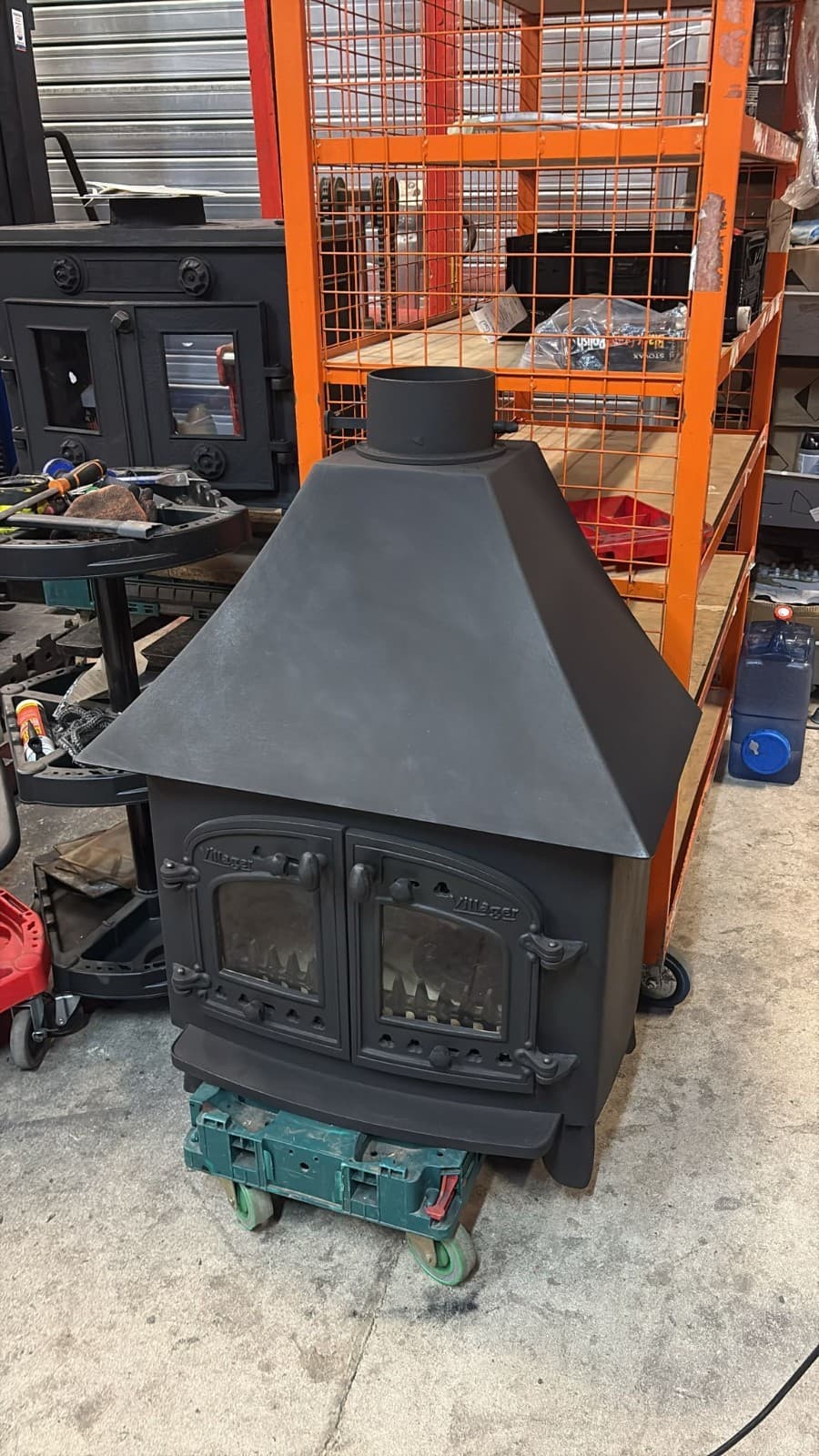 Villager A RANGE Stove, 16kW, MULTIFUEL, COAL (log,wood+burner), ๐๐๐๐ 4
