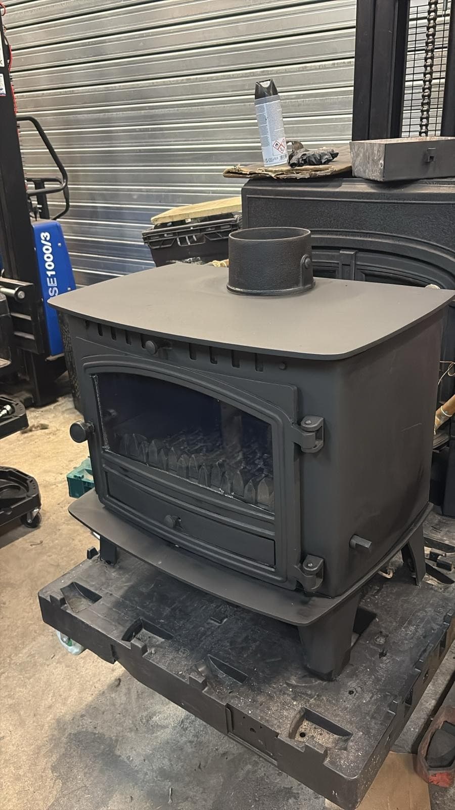 Hunter Herald 14 BOILER Stove, 14KW, MULTIFUEL, (log,wood+burner) BOILER 🚚🚚 — view 2