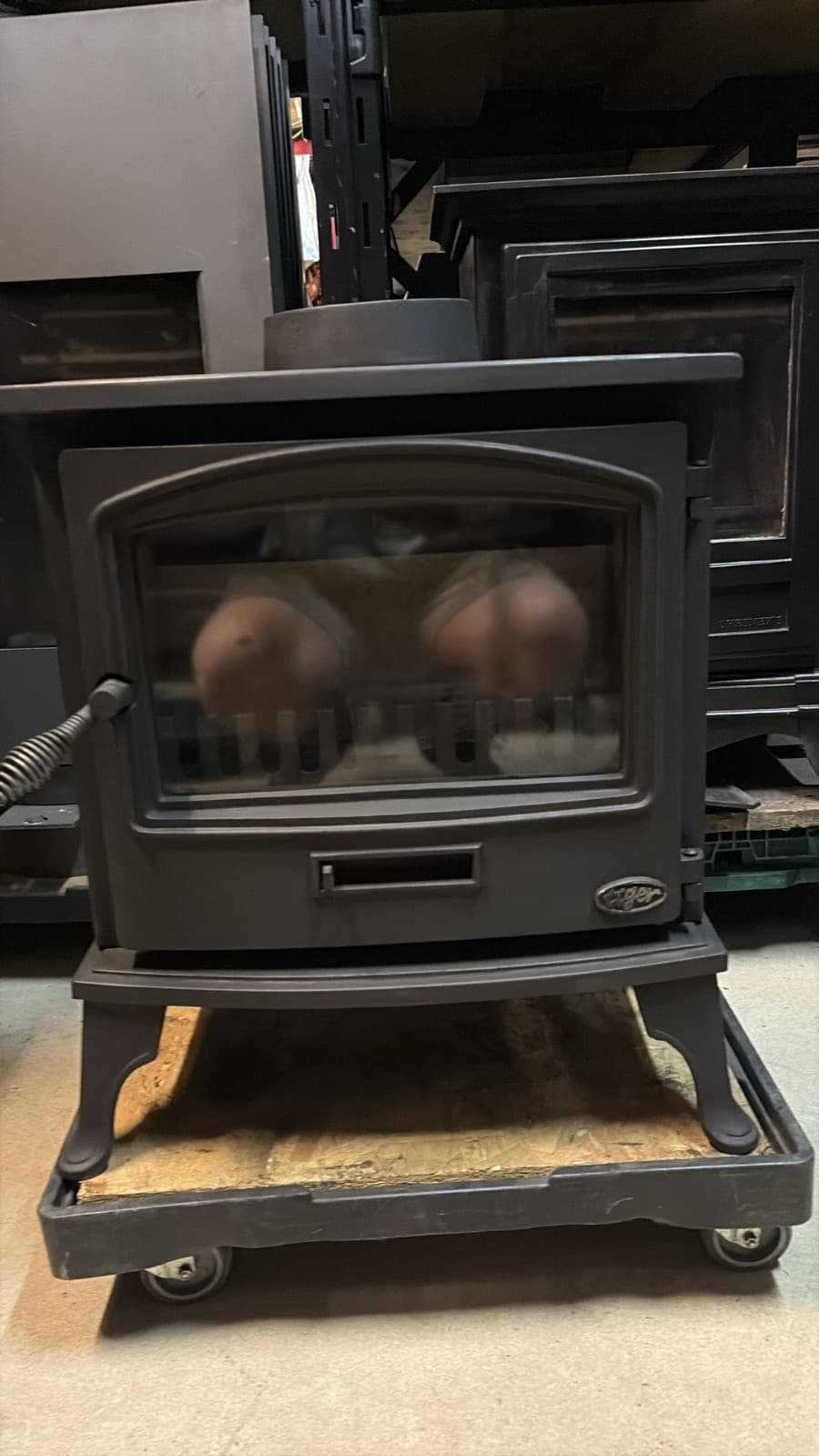 Tiger "Gallery" STOVE 5KW MULTIFUEL, (log,wood+burner), DEFRA, ๐๐๐ โ view 4
