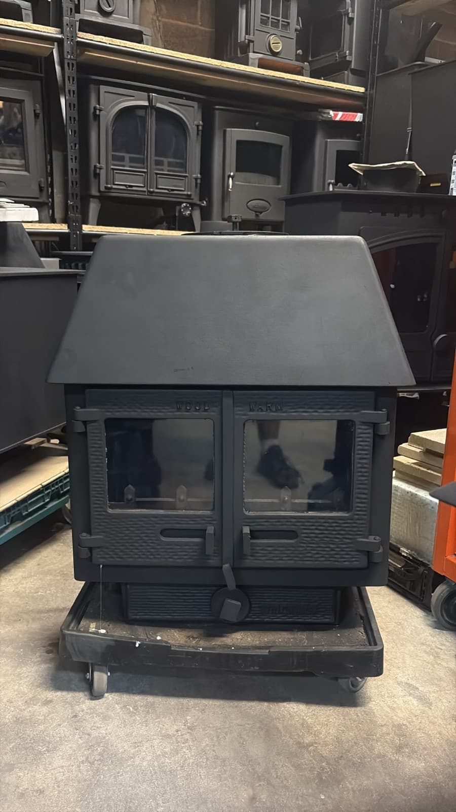 Woodwarm Fireblaze Stove, 8Kw MULTI FUEL BOILER, (log,wood+burner) BOILER ๐๐