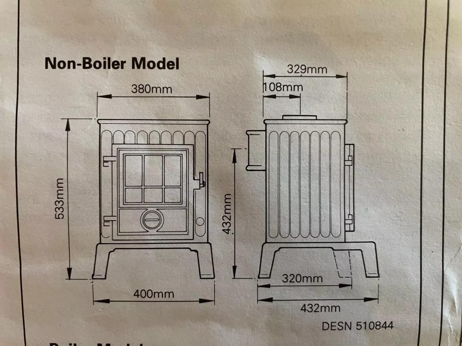 Aga Coalbrookdale Little Wenlock, Stove, 5kW, MULTIFUEL, (log,wood+burner)🚚🚚 — view 5