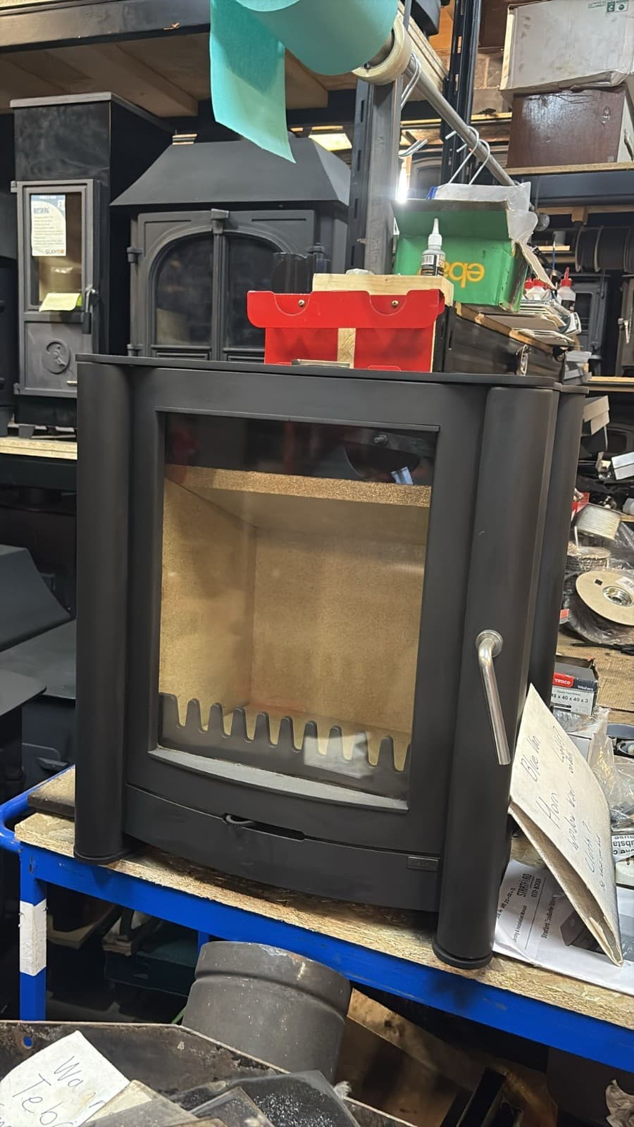 Firebelly FB1 Wood Burning Stove - Wood burner - Log Burner Black — view 4