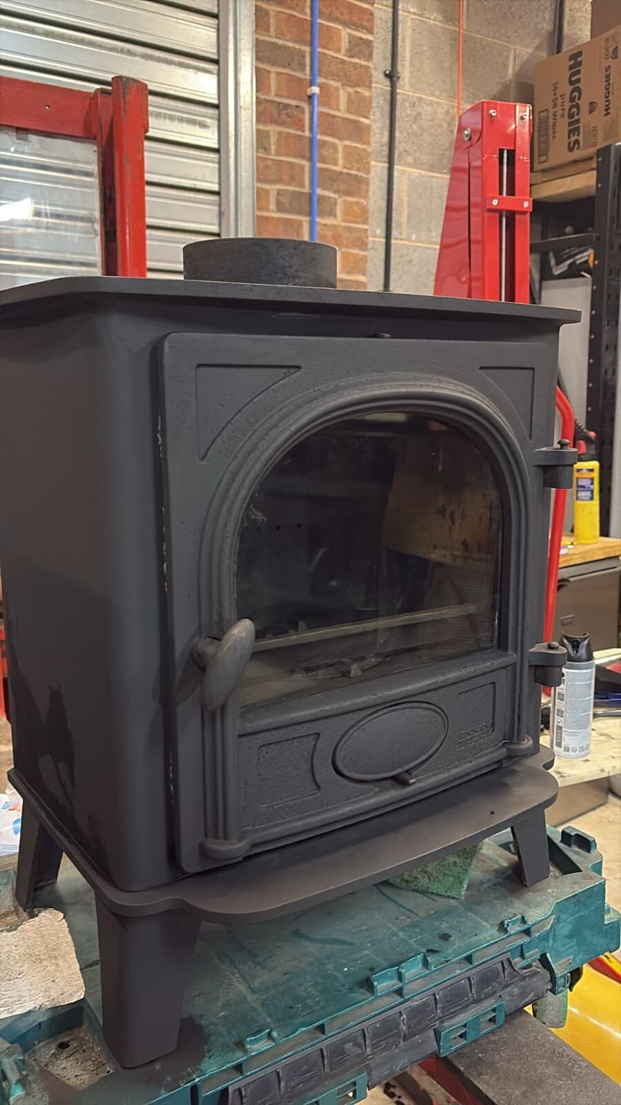 🔥 RESTORED “STOVAX STOCKTON 5” 5KW Multifuel DEFRA stove Wood Log Burner 🔥 4