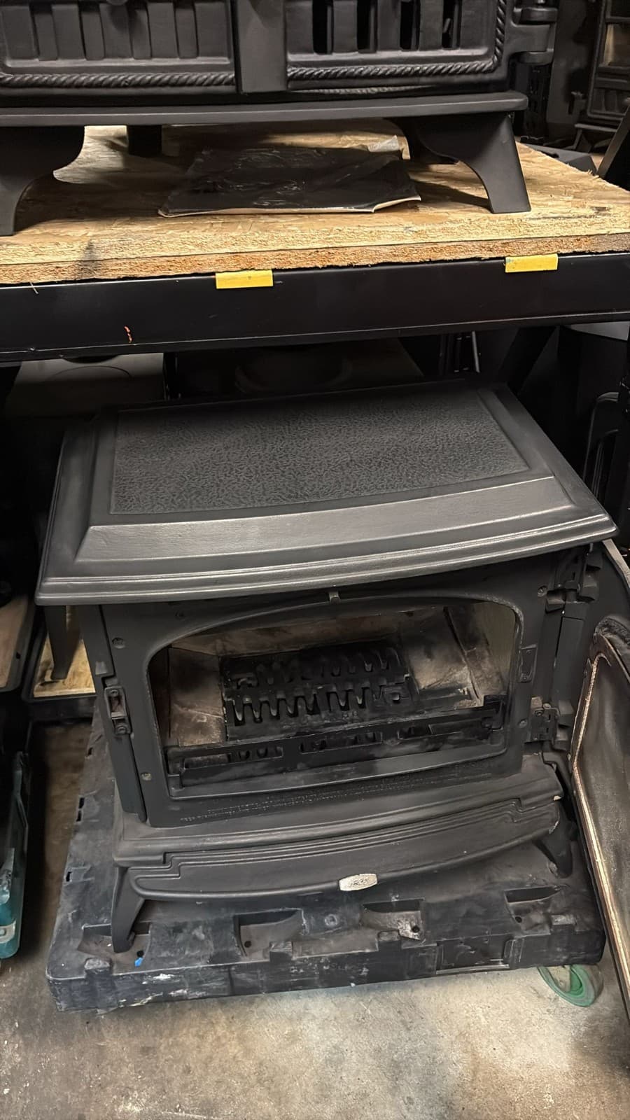 LARGE AGA Stove, 10kW, MULTIFUEL, (log,wood+burner)๐๐ vintage art deco style 5