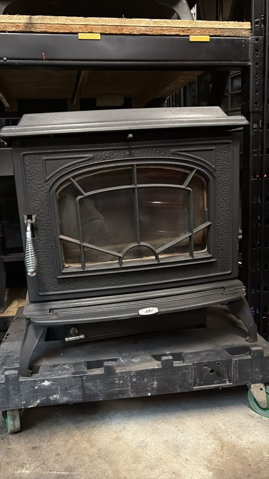 LARGE AGA Stove, 10kW, MULTIFUEL, (log,wood+burner)๐๐ vintage art deco style 3